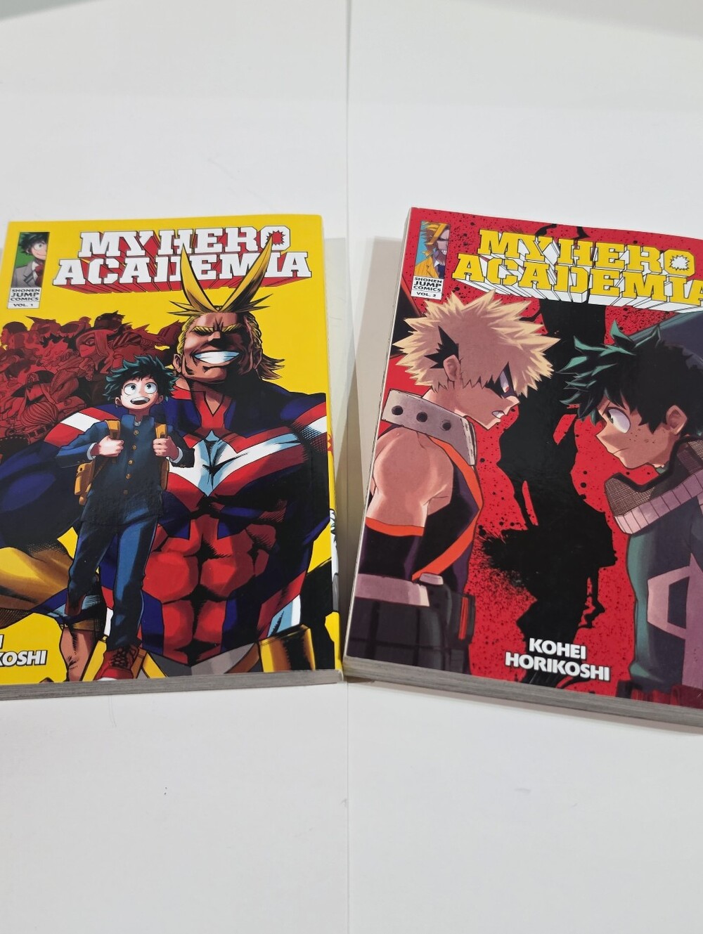 My Hero Academia Manga Vols 1 & 2 by Kohei Horikoshi English Shonen Paperback